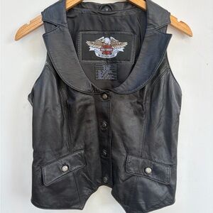 Harley Davidson Rhinestone Vest